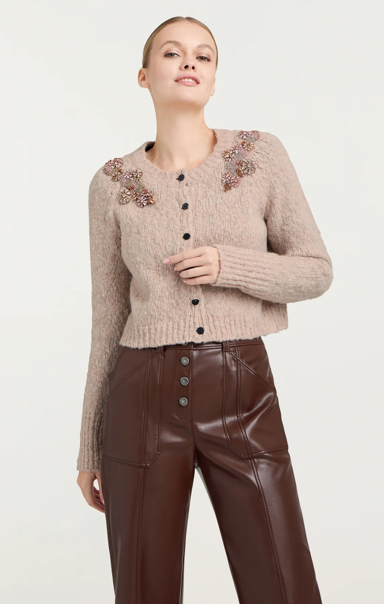 DIAMOND DAISIES MILLIE CARDIGAN – FeBe Clothing