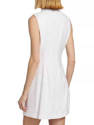 SLADE LINEN VEST DRESS - FEBE Clothing