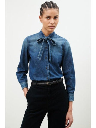 SUZETTE DENIM SHIRT - FEBE Clothing