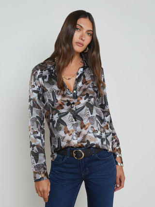 TYLER SILK BLOUSE - FEBE Clothing