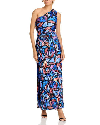 ESTELLE PRINTED SATIN DRESS - FEBE Clothing