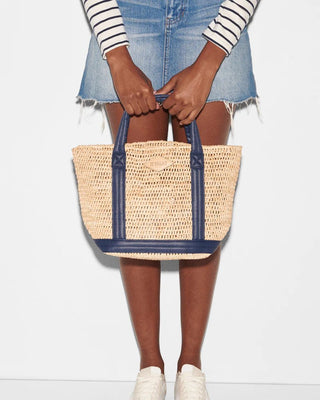 SMALL RAFFIA TOTE - FEBE Clothing