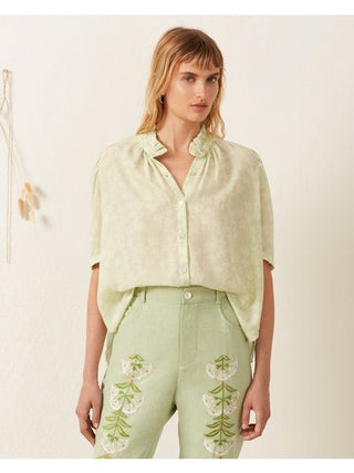 WINN CELADON CLOVER SHIRT - FEBE Clothing