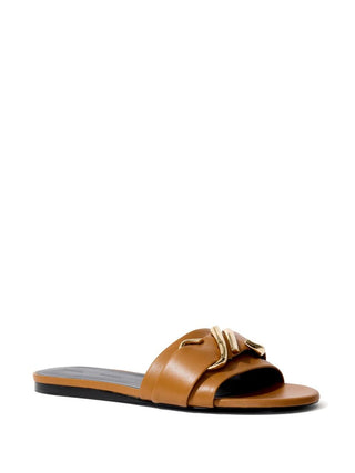 MONOGRAM SLIDE SANDALS - FEBE Clothing