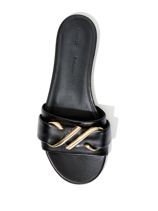 MONOGRAM SLIDE SANDALS - FEBE Clothing