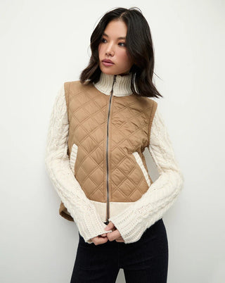 PATRA MIXED MEDIA JACKET - FEBE Clothing