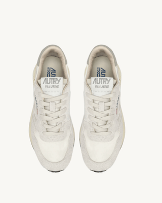 REELWIND LOW SNEAKERS IN NYLON AND SUEDE COLOR WHITE - FEBE Clothing