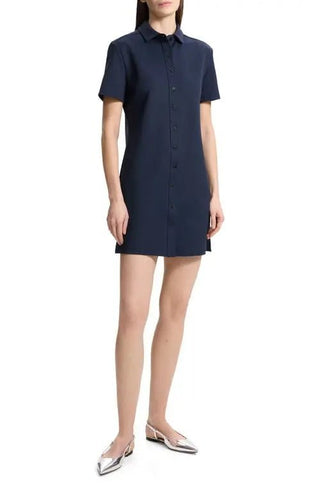 PIQUE SHIRT DRESS - FEBE Clothing