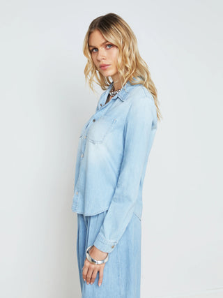 ISLA DENIM SHIRT - FEBE Clothing