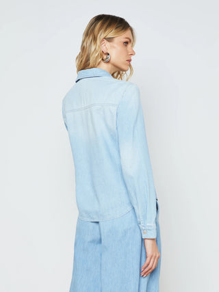 ISLA DENIM SHIRT - FEBE Clothing