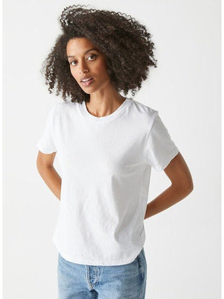 BECCA SHORT SLEEVE CREW NECK TEE - FEBE Clothing