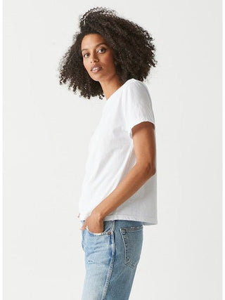 BECCA SHORT SLEEVE CREW NECK TEE - FEBE Clothing