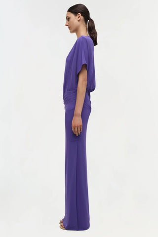 HOLLINS ASYMMETRIC CAPE GOWN