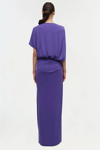 HOLLINS ASYMMETRIC CAPE GOWN