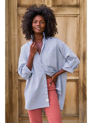 SHIRLEY OVERSIZED BUTTON - UP SHIRT - FEBE Clothing