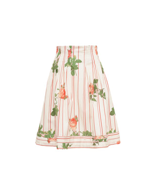 CECINA HIGH WAISTED PRINTED SHORT SKIRT