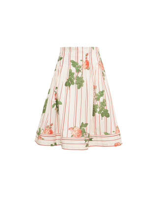 CECINA HIGH WAISTED PRINTED SHORT SKIRT