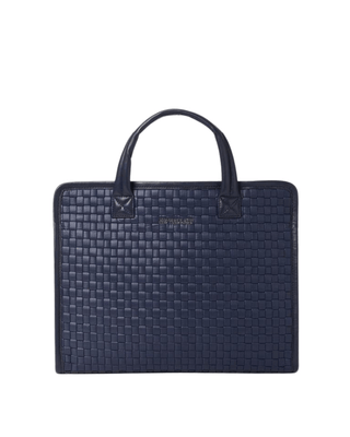 MEDIUM WOVEN BOX TOTE - FEBE Clothing