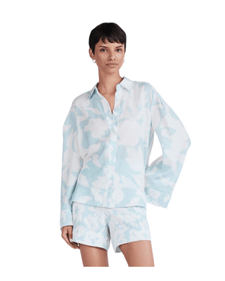 LACEY BUTTON DOWN SHIRT - FEBE Clothing