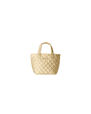 MICRO METRO TOTE DELUXE LIGHT GOLD PEARL - FEBE Clothing