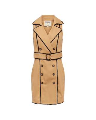 HALE TRENCH MINI DRESS - FEBE Clothing