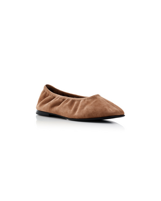 DANNA SOFT ELASTICIZED SUEDE BALLET FLAT