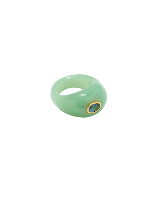 MONUMENT RING IN SAGE - FEBE Clothing