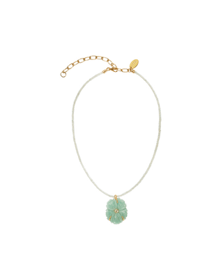 NEW BLOOM NECKLACE IN SEAFOAM - FEBE Clothing