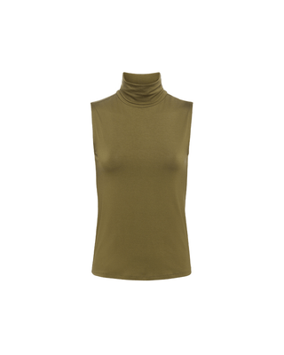 CECI SLVLESS TURTLENECK - FEBE Clothing