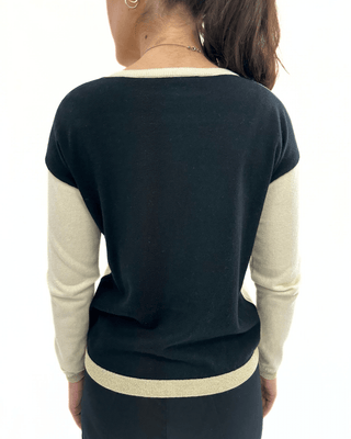 TWO TONED SWEATER - FEBE Clothing