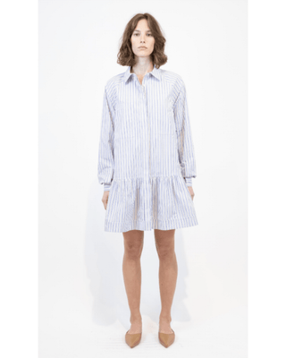 POLINA L/S SHIRT MINI DRESS - FEBE Clothing