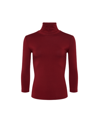 AJA TURTLE NECK 3/4 SLV - FEBE Clothing