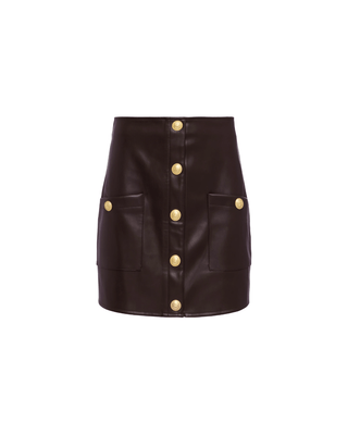 TRUMAN MINI SKIRT W SNAPS - FEBE Clothing