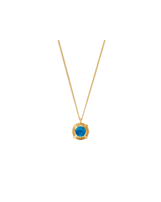 CABOCHON SOLITAIRE NECKLACE - FEBE Clothing