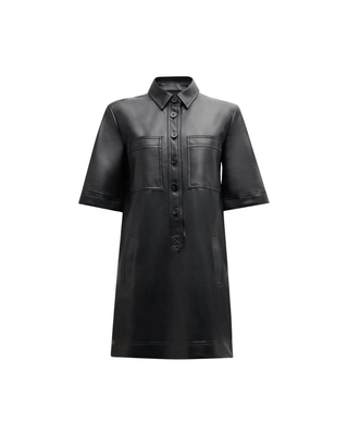 [2408LT5121185BLK] KOULIS DRESS - FEBE Clothing