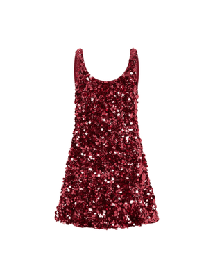 ELAINE SEQUIN MINI DRESS - FEBE Clothing