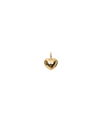 14K GOLD HEART NECKLACE CHARM - FEBE Clothing