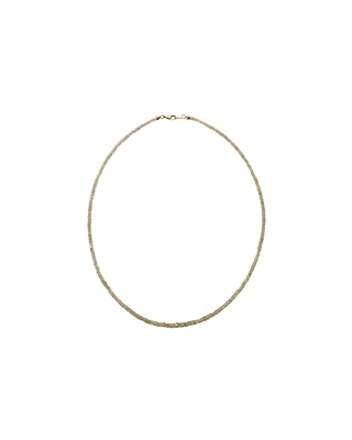 TINY GREEN SAPPHIRE & 14K GOLD NECKLACE - FEBE Clothing