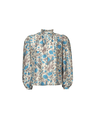 ANNABEL PEACOCK PLUME SHIRT - FEBE Clothing