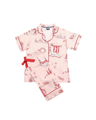 HOLIDAY TOILE PAJAMA PANTS SET - FEBE Clothing