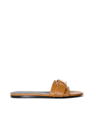 MONOGRAM SLIDE SANDALS - FEBE Clothing