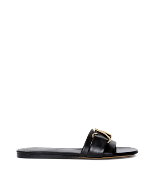 MONOGRAM SLIDE SANDALS - FEBE Clothing