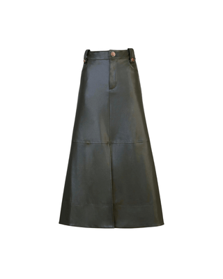 VEGAN LEATHER HUDIE SKIRT - FEBE Clothing