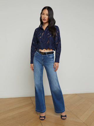 SEYCHELLE CROPPED BUTTONDOWN