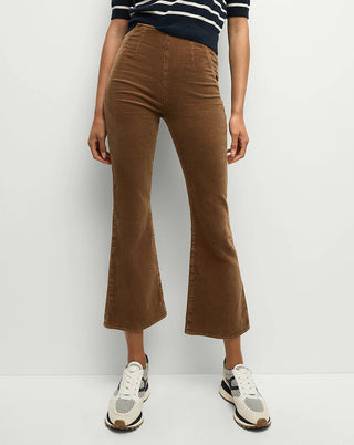 CARSON CORDUROY OFF - DUTY KICK - FLARE PANT - FEBE Clothing