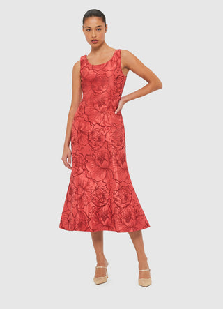 DAPHNE LACE MIDI DRESS - FEBE Clothing