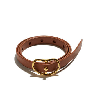 SKINNY GEORGIA BELT IN TAN - FEBE Clothing