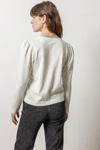 SPLIT NECK HOOK & EYE TOP - FEBE Clothing