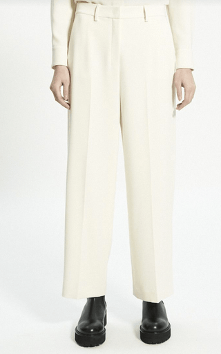 RELAX STRAIGHT PANT IN ADMIRAL CREPE - FEBE Clothing