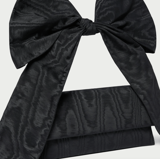 RAMONA BLACK BOW SHOULDER BAG - FEBE Clothing